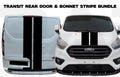NEGraphx | Ford Transit Custom Rear Door + Bonnet Stripes  | High Quality Decals