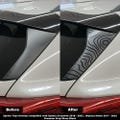 Crux Motorsports Spoiler Topographical Map Vinyl Wrap Compatible with Subaru Crosstrek 2018 ? 2023