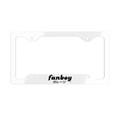 Anime Fanboy Metal License Plate Frame, Car Themed Holder for T-Shirt & Hoodie, Unique Vehicle Accessory, Gift for Otaku, Comic Con