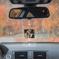 Personalized Photo Car Ornament, First Car Gift, Custom Hanging Car Polaroid Any Image, Test pass gift, Idea First Car Charm Gift