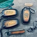 sunflower Keychain For Sasquatch Horse Bronco yeti 2024 2025 Sport Leather Key Fob Cover Case Keyring Keychain Remote Holder sun flower