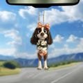 2D Flat Acrylic English Springer Spaniel Ornament, Dog Merry Christmas Ornament, Dog Ornament, Car Ornament, Christmas Gift, Dog Lover Gifts