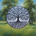 Tree of Life Trailer Hitch Cover,  - Fits 1.25", 2", 2.5" Receivers - Made to Order in the USA - 3D Printed