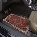 Afghan Rug Pattern Red Car Floor Mats - Afghan Car Carpet