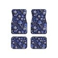 Car Mats Set, Original Mushroom Design, Vehicle Floor Liners, Auto Interior Accessories, Weatherproof Car Floor Mats, Cute Car Accessories