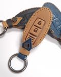 Leather Key Cover For NISSAN Juke Infiniti Micra Qashqai Navara Note Leaf Cube X-TRAIL 3 Button Case Keyless Entry Remote Fob 9