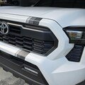 2024-25 Tacoma Topographic vintage stripes  Upper  and lower Grille sticker (6"W x 12"L)