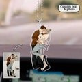 Personalized Valentine's Gift For Him Boyfriend, Custom Photo Faceless Portrait Car Hanging, Gift For Couples, Anniversary Couples Gifts