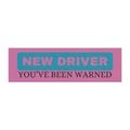 Car Magnets - Pink New Driver Decal, Magnetic Vinyl for Easy Care, Long Life - Personalized Gift, Vehicle Decoration, Teen Driver Present,