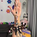 Bow Suncatcher Coquette Car Charm | Cute Bow Car Charm | Cute Car Decor | Black Car Decor | Rear View Mirror Decor | Cute Car Accessories