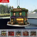 Irish Pub Patrick's Day - Personalized Acrylic Car Hanger, Irish Car Hanger, St Patrick's Day, Custom Car Decor, Gift For Him