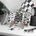 Custom Initial Black Bow License Plate Cute Ribbon Vanity Plate Softgirl Aesthetic Auto Decor Personalized Letter Coquette Y2K Girl Monogram