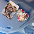 Personalized Valentine's Day Gift For Him, Custom Photo Car Visor Clip, Family Valentine Gifts, Custom Drive Safe Sun Visor Picture Clip