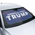 America First Trump Car Sunshade, Custom Patriotic Auto Windshield Shade, Political Car Accessories, Conservative Gift, USA President