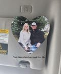 Car Photo Visor Clip, Gift for Dad, Gift for Mom, Valentine's Day Gift, Personalized visor clip, Gift for boyfriend, Gift for girlfriend