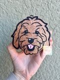 Golden Doodle dog Freshie, Car Freshie, Freshy, Car Air Freshener, Golden Doodle, Dog Mom Freshie, Doodle Freshie