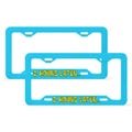 2 Hours Later Car License Plate Frame, Pink Blue Quote Funny Gen Z Car Accessories, Cute Car Decor Gift