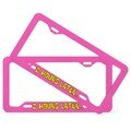 2 Hours Later Car License Plate Frame, Pink Quote Funny Gen Z Car Accessories, Cute Car Decor Gift