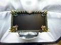 Spikes Green & Gold Luck Charms Motorcycle License Frame. Charms, Gold Chains, Bling Jewelry