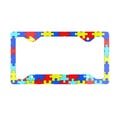 Autism Awareness Metal License Plate Frame
