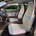Pastel Car Seat Covers, Cute Floral Vehicle Accessories, Boho Interior Decor, Gifts for Her, Car Decoration, Car Upholstery Protector