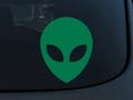 Alien Head Face UFO Extraterrestrial ET Space Cosmos Area 51 Abduction I Want to Believe Martian Spaceship Nerd Vinyl Decal Car Sticker