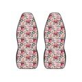 Car Seat Covers, Pink Floral Elegant Design, Cute Flower Print, Stylish Vehicle Accessories, Feminine Automotive Decor, Gift for Her